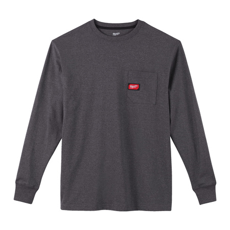MILWAUKEE T SHIRT LONG SLEEVE GREY XL 