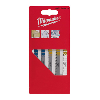 MILWAUKEE ZESTAW BRZESZCZOTÓW  DREWNO METAL 5SZT