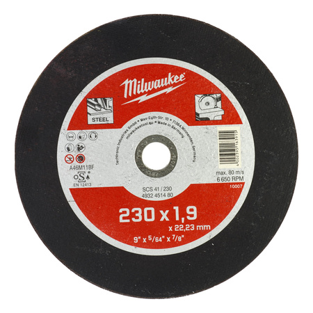 MILWAUKEE TARCZA DO CIECIA CONTRACTOR 230/1,9