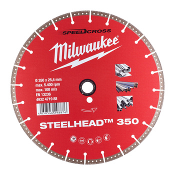 MILWAUKEE TARCZA DIAMENTOWA STEELHEAD 350