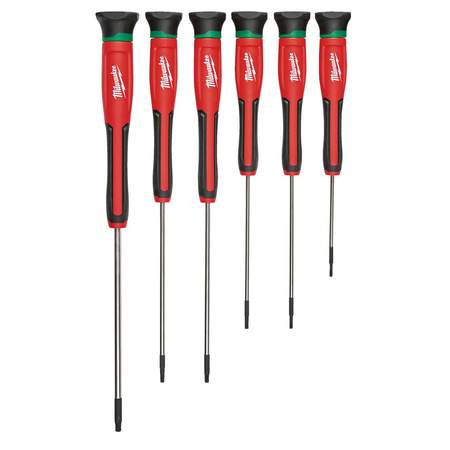 MILWAUKEE ZESTAW WKRETAKÓW PRECYZYJNYCH TORX 6SZT