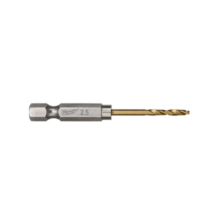 MILWAUKEE WIERTŁO HSS G Tin 2,5 