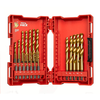MILWAUKEE ZESTAW WIERTEŁ METAL SHW HSS-G TIN 19 SZ
