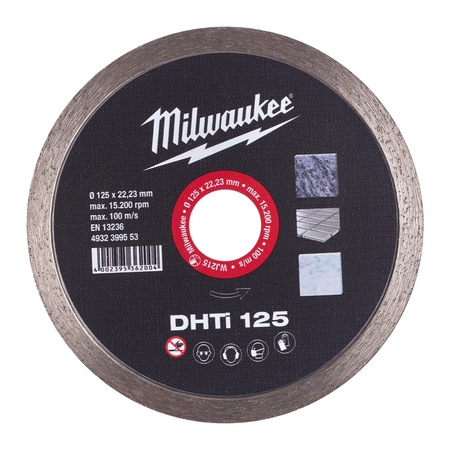 MILWAUKEE TARCZA DIAMENTOWA DHTI 125/22,2 MM