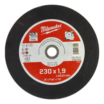 MILWAUKEE TARCZA DO CIECIA CONTRACTOR 230/1,9