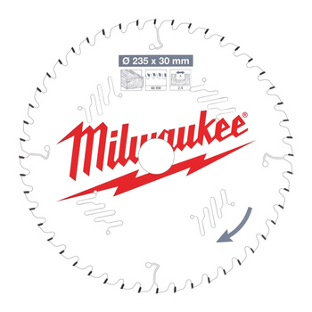 MILWAUKEE TARCZA PILARSKA 235X30X2,4X48ATB