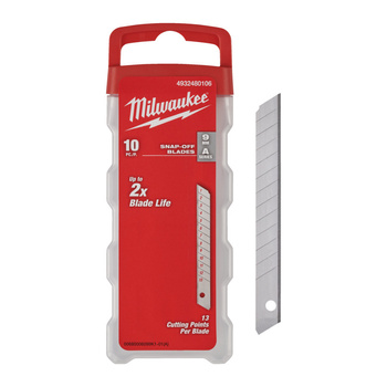 MILWAUKEE WYMIENNE OSTRZE ŁAMANE 9MM ( 10SZT)