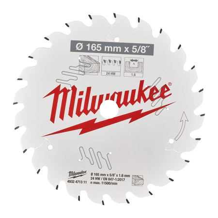 Tarcza pilarska 165X15.87X1.6X24ATB