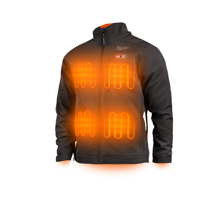 M12HJBL5-0 (XL) Kurtka podgrz.  czarna