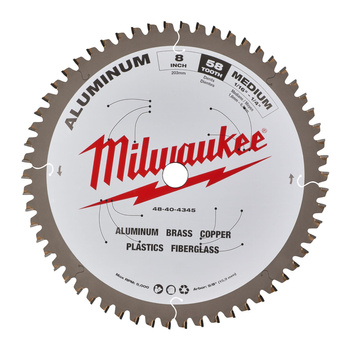 MILWAUKEE TARCZA 203X5/8X2,4X58 DO ALU