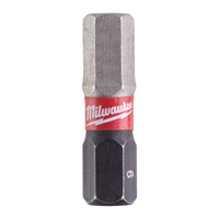 MILWAUKEE  BIT SHW HEX 6 25 MM 