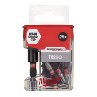 MILWAUKEE BIT SHW  TX25 TIC TAC